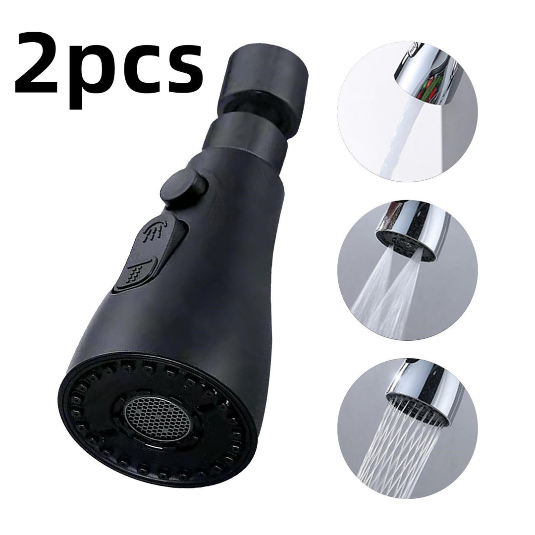 Anti-splash 360 Degree Rotating Water Tap Three Stall Water Saving Faucet Nozzle Adapter